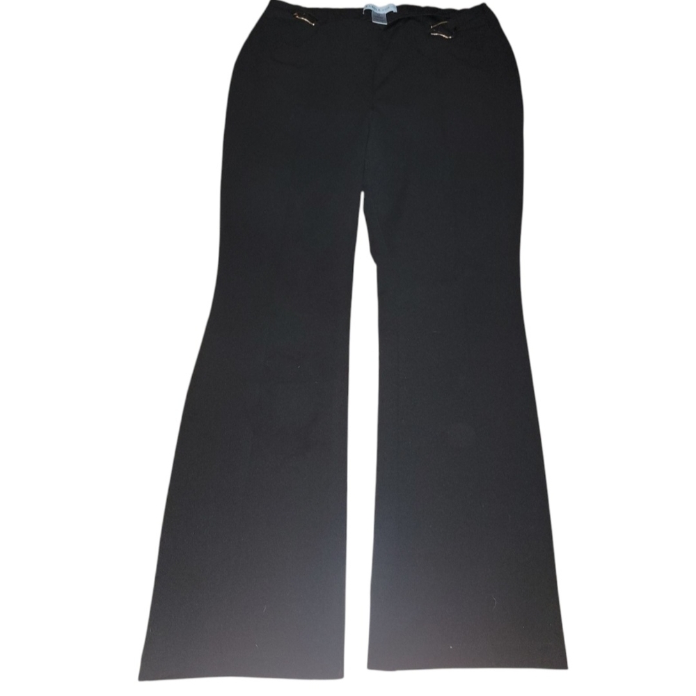 Black Flare Boot Cut Pants for Formal Occasions